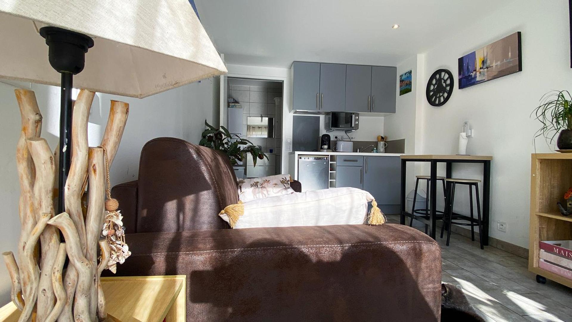 Studio Clair, Climatise Avec Jardin Et Parking Perpignan Exteriör bild