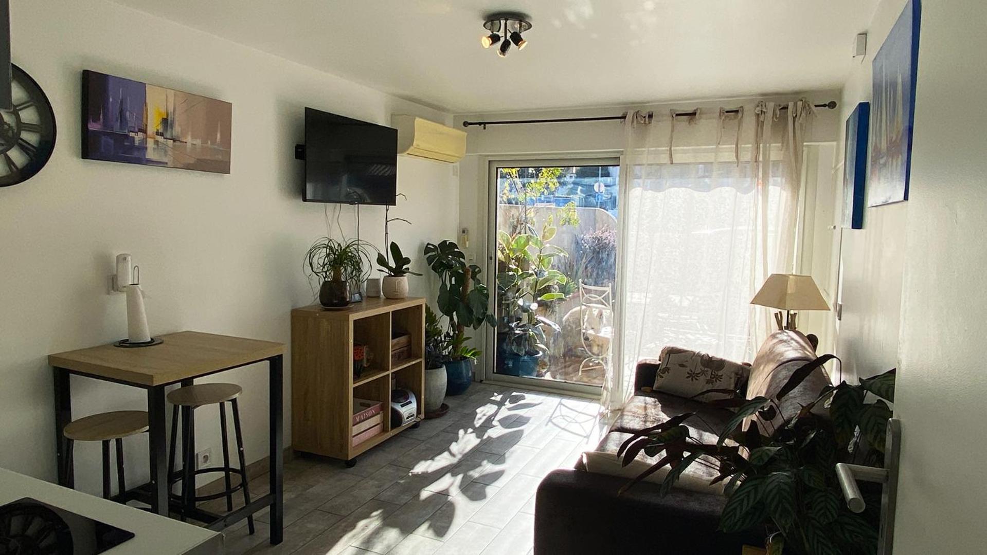 Studio Clair, Climatise Avec Jardin Et Parking Perpignan Exteriör bild